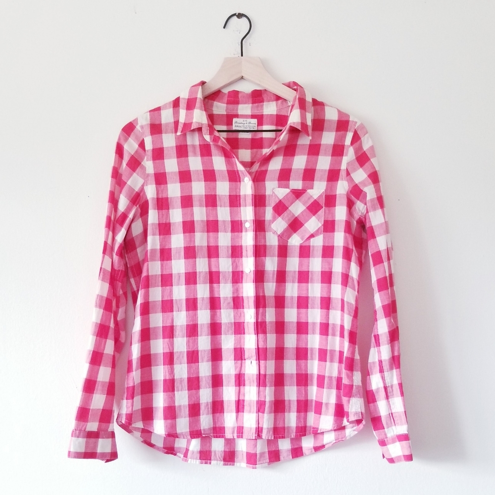 Madewell NYC Broadway & Broome Plaid Butto…